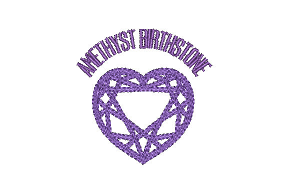 A February Birthstone Design for Handmade Products