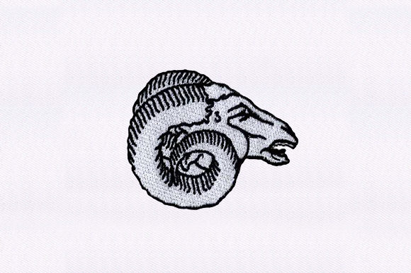 A Professional Review of the Bighorn Sheep Face Embroidery Design