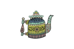 A Professional Review of the Tea Pot Embroidery Design for Boutique Apparel