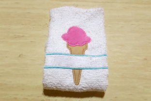 An Embroidery Designer Reviews Ice Cream Split Applique