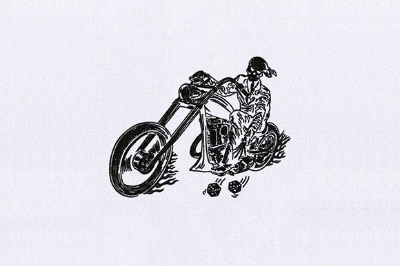 Chopper Skeleton: A Halloween Embroidery Designer's Review