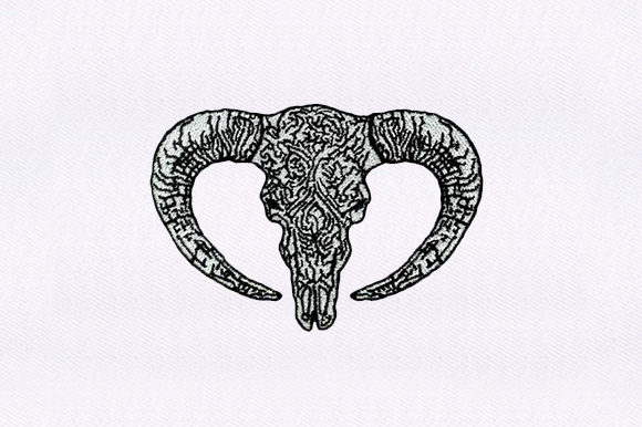 Evaluating the Bull Head Sketch Embroidery Design for Your Business