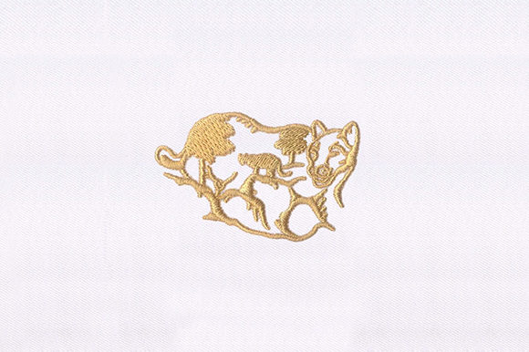 Mountain Cat Line Art for Branded Merchandise